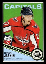 2019-20 O-Pee-Chee Retro Black Border Dmitrij Jaskin 057/100 Washington Capitals