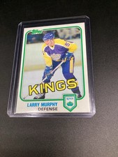 1981-82 Topps Hockey Larry Murphy Rookie Card #100 LA Kings.. rookie card picture