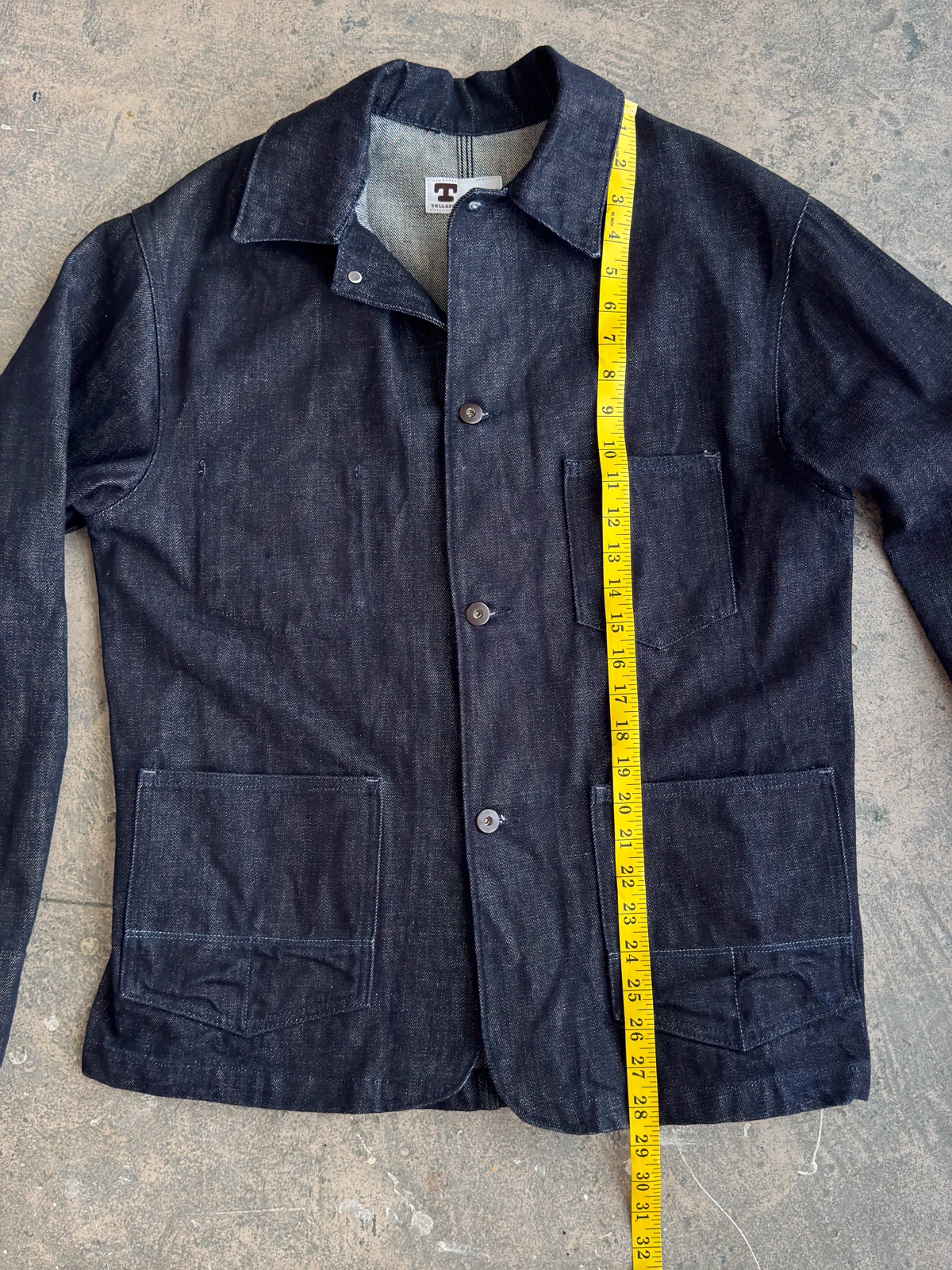Tellason Palmer Denim Jacket - L - USA - 14.75oz Cone Mills White Oak - Rare - product detail image 13