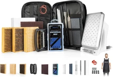 Outdoormaster Ski Snowboard Tuning and Waxing Kit with Waxing Iron,Universal Wax