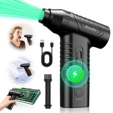 Compressed Air Duster, New Upgrade 300000RPM Electric Air Duster, Powerful Re...