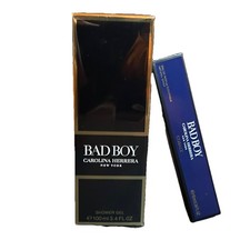 Bad Boy by Carolina Herrera New York Cobalt Eau de Parfum  Shower Gel  NEW