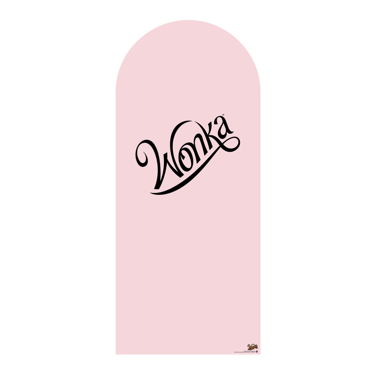 Wonka Blush Pink Backdrop Cardboard Cutout Scenery / Sailboard Official Standup