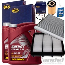 INSPEKTIONSPAKET+5W30 MOTORÖL für 1.6 CRDI+1.6 HYUNDAI I30 FD KIA CEED ED