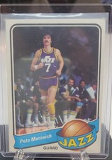 1979-80 Topps - Pete Maravich #60 Utah Jazz Corner Ding See Pics