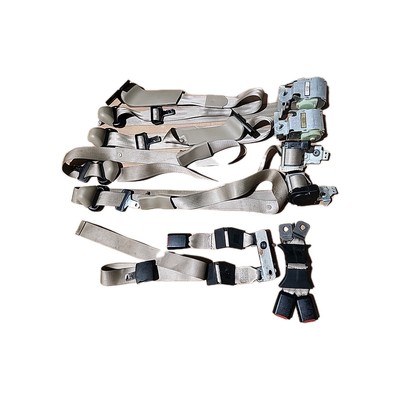 2005 - 2007 Ford F250 F350 TAN CREW CAB SEAT BELT BELTS FULL SET w Rear Buckles