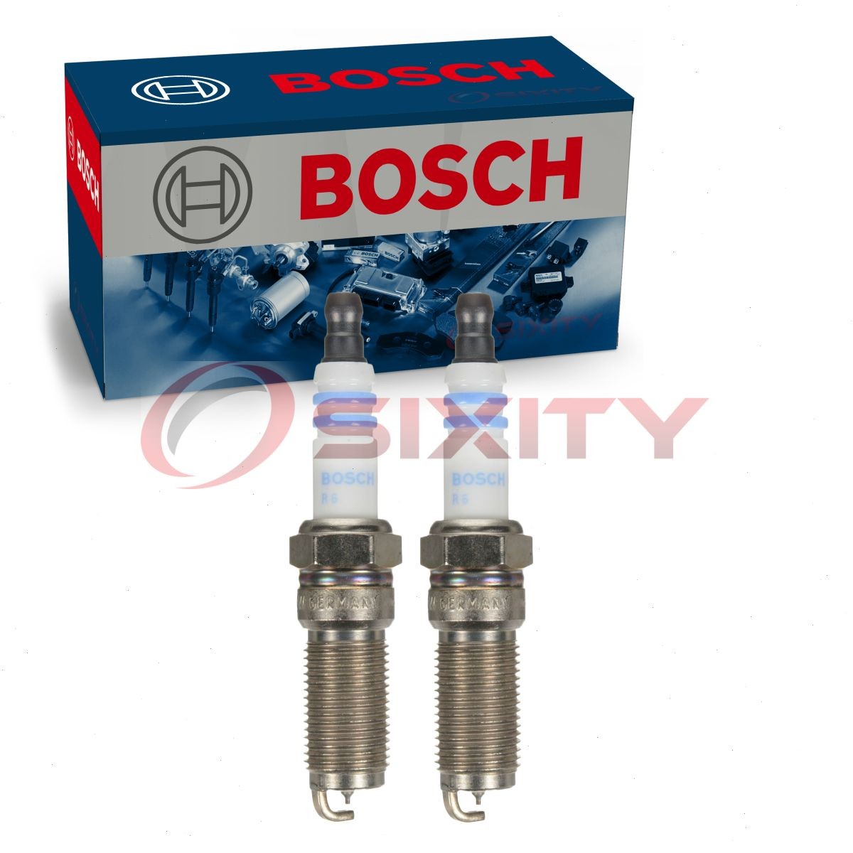 2 pc Bosch 9697 Double Iridium Spark Plugs for 97177 924-1611 900-1611 51383 og