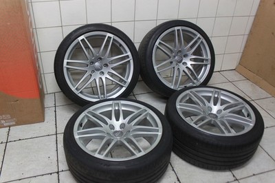 4 originale 9x19 ET29 Doppelspeichen Alufelgen 8E0501025BE AG Audi RS4 B5 B7