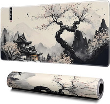 Japanese Mouse Pad, Large Japanese Desk Mat, XL Anime Gaming Keyboard Mat, Non-S