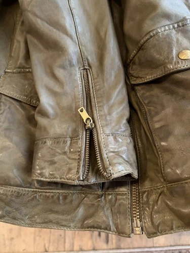 Scotch & Soda Men's Leather Jacket, Amsterdam Couture Exclusive. image 4