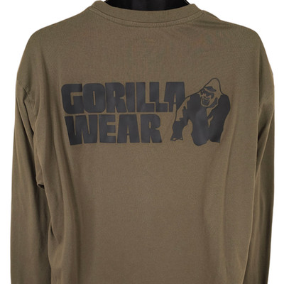 Gorilla Wear T Shirt Mens Size XL Green Bodybuilding Gym Workout