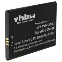 Akku FüR Emporia AK-S3M-BC 2500Mah