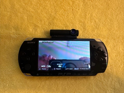 Sony PSP 3001 Black USA Console w Camera And Games RARE - Bild 3 von 6