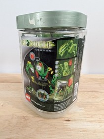 LEGO Bionicle #8564 Lehvak W/ Canister , Instructions & Figure - 1 Missing Piece
