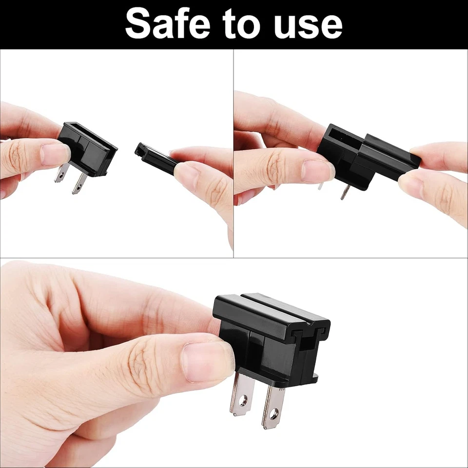 15 Pieces Christmas Lighting Male Vampire Plugs, SPT-1 Gilbert Zip Slip on El... - Image 4 of 4