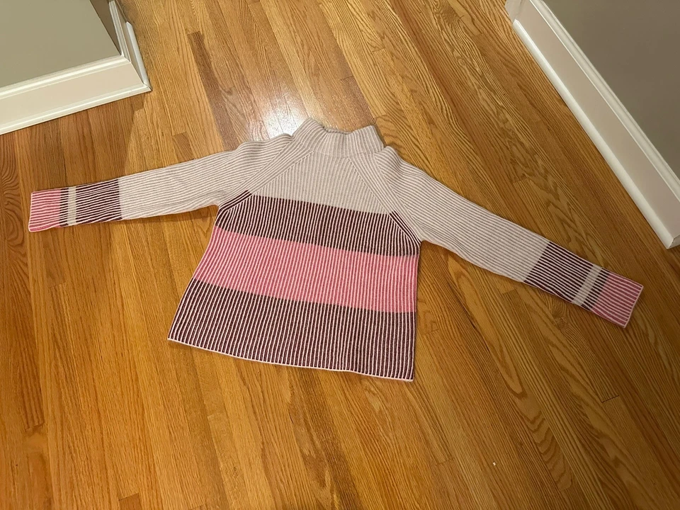 Suéter Kinross 100 % cachemir cuello falso para mujer mediano - excelente ligeramente usado Foto 3 de 4