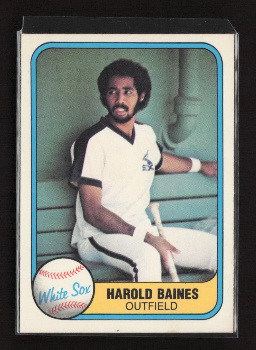 1981 Fleer #346 Harold Baines Chicago White Sox Rookie Near Mint or Better