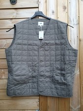 3XL Mens Jacamo Square Padded Gilet 100% cotton shell Colour Olive/khaki Rrp35