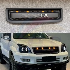 1x For Toyota Land Cruiser Prado Lc120 03-09 Front Bumper Grille Wled Lamp 1x For Toyota Land Cruiser Prado Lc120 03-09 Front Bumper Grille Wled Lamp