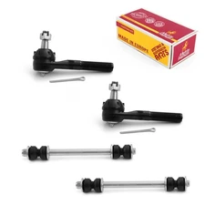Outer Tie Rod End & Front Sway Bar Link Kit for 94-99 Dodge Ram 1500 4 PCS