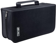 DVD Case, 128 Capacity CD/DVD Case Wallet Binder Storage Holder Booklet