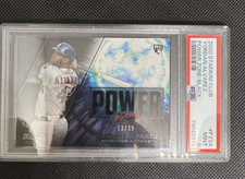 2020 Topps Stadium Club Yordan Alvarez Power Zone Black /99 PSA 9 NONE HIGHER