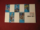 1967 GM Buick Pontiac Olds Cadillac Chevy Sales Brochure Booklet Catalog Old