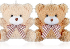 11 Pc Christmas 4 Inch Mini Bear Animal Plush Toys Doll Keychain Favors D1