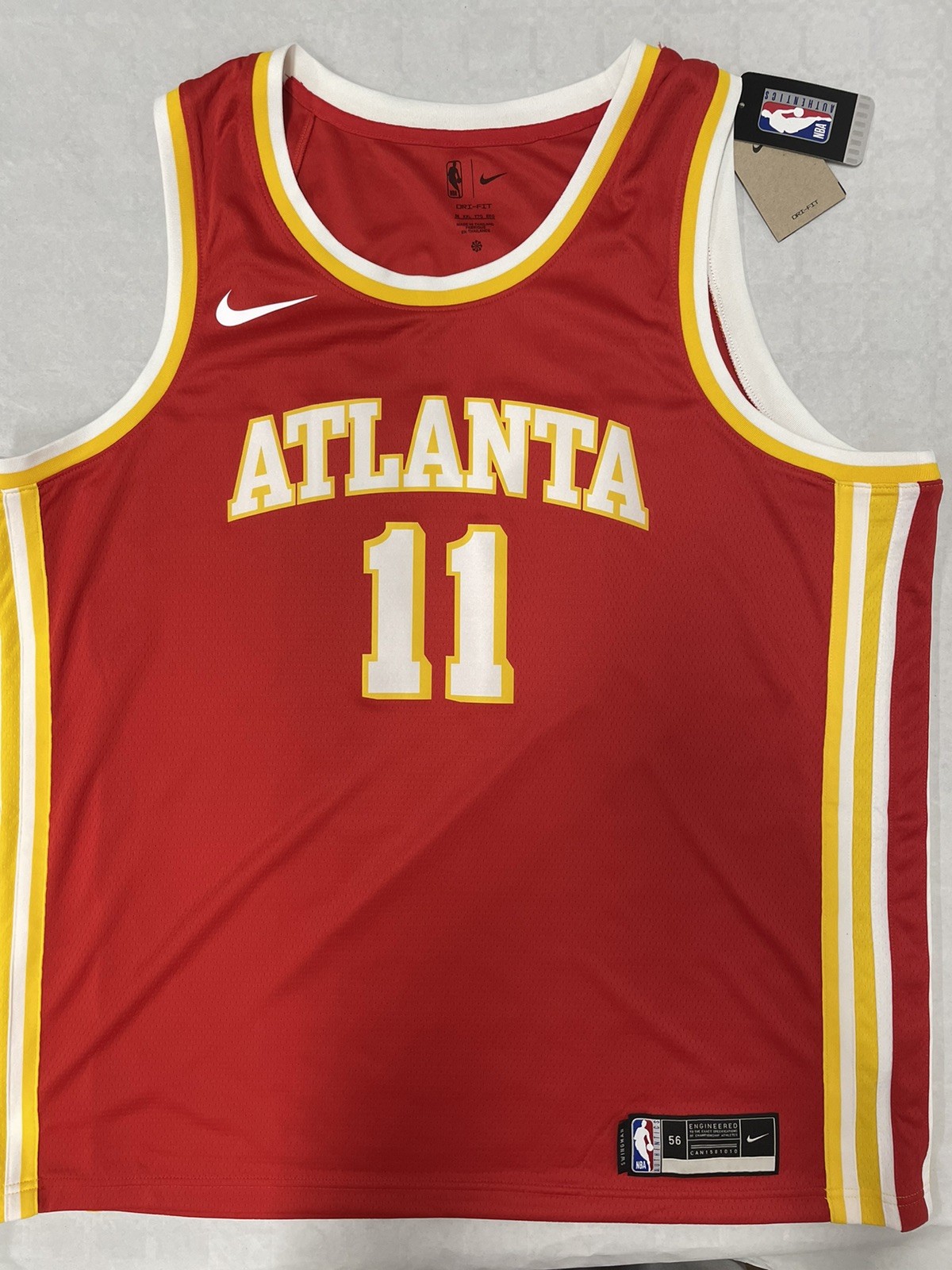 Maillot Trae Young Atlanta Hawks Nike Tenue Match Homme XXL