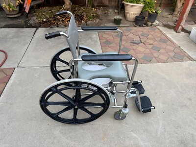 Everest & Jennings Rehab Shower Commode Wheelchair