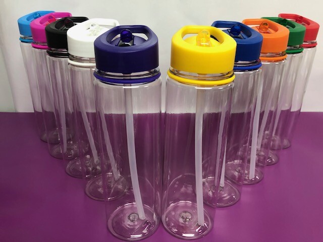 clear water bottles in bulk