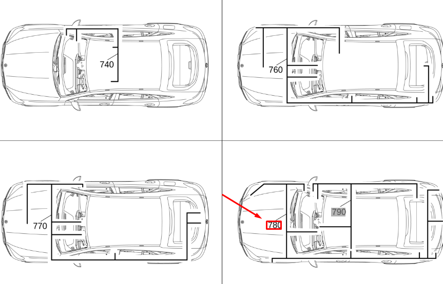 Neu MERCEDES-BENZ GLE W167 Radarsensor-Kabelbaum A1675408547 Original
