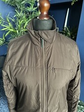 Merrell Primaloft Jacket Womens Size Medium Full Zip Coat Brown Hiking Walking