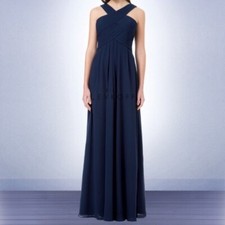 Bill Levkoff 1218 gown dress size 4 Maxi dress Blue NWT