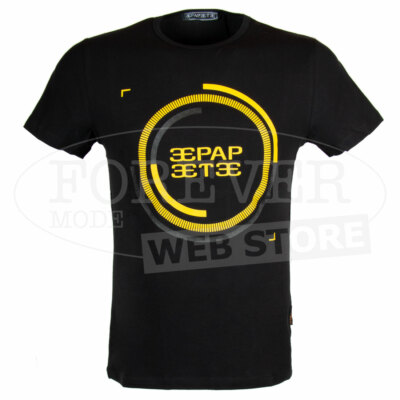 T-Shirt Herren Papeete Kurzarm Rundhals Mit Fluoreszierendem Logo Art. PAP4327