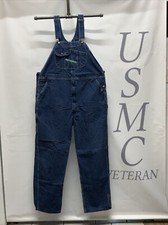 Mens Key Imperial Denim Jeans Carpenters Bib Overalls Size 44X34.    000068