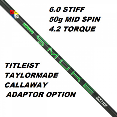 HZRDUS RAUCHGRÜN iM10 50g 6.0 STEIFE FAHRERWELLE TAYLORMADE CALLAWAY TITLEIST