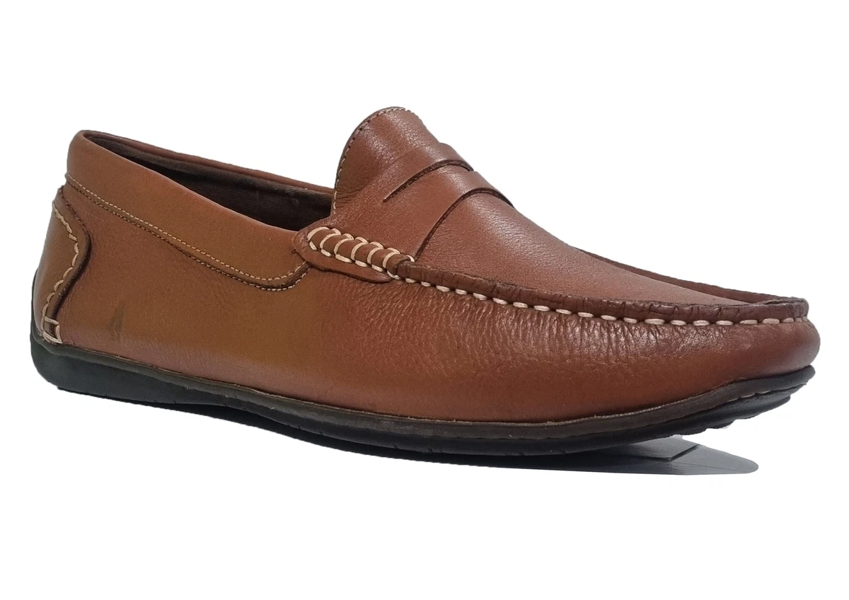 Hush puppies men's leather loafers and mocassins sale