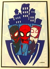 Marvel Superhero Adventures Spiderman Logo Sticker Decal Vending New