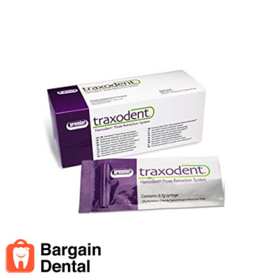 Premier Traxodent Hemodent Paste Retraction System 7 Syringes+ 15 Tips