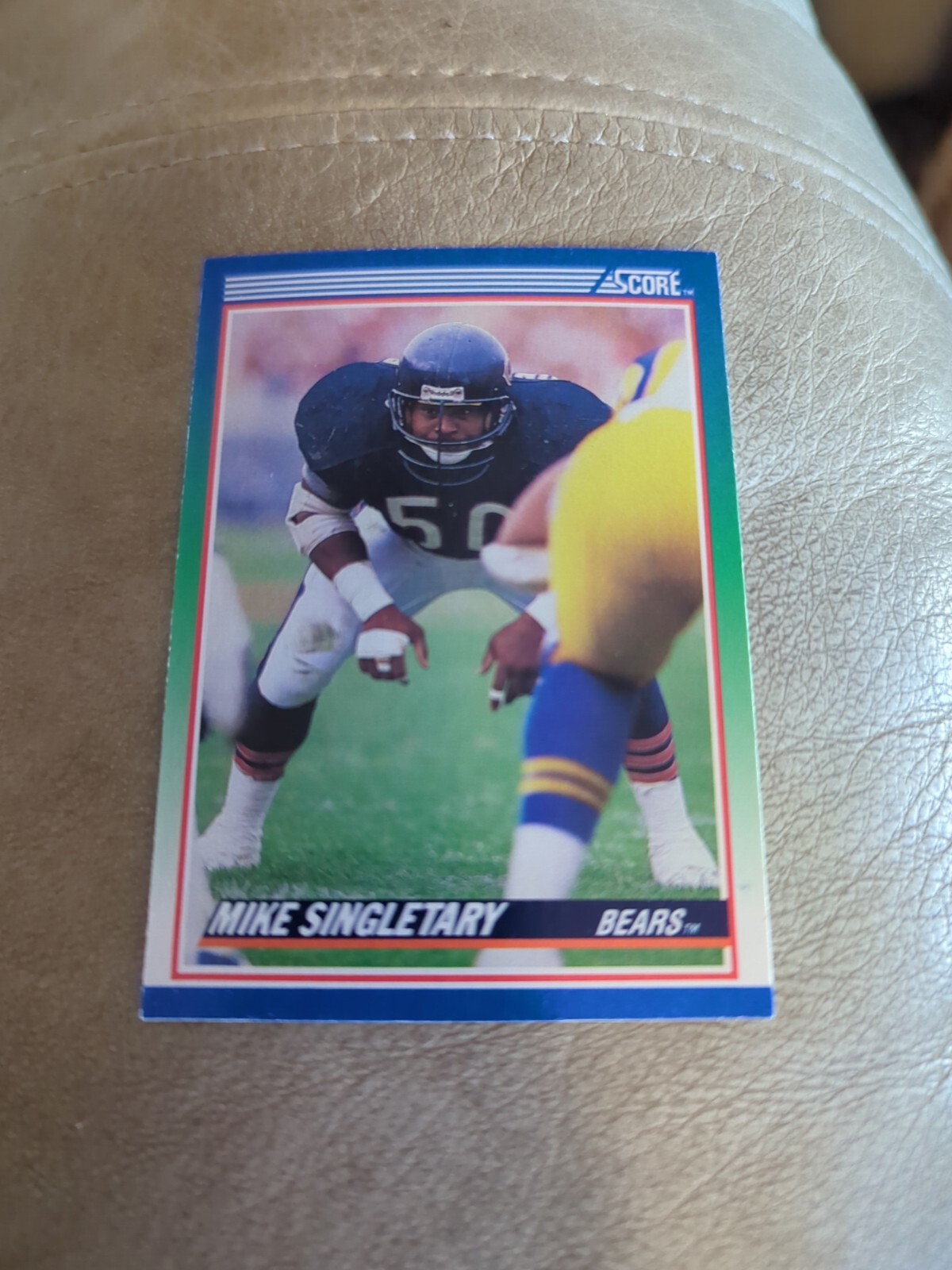 1990 Score Mike Singletary Chicago Bears #3