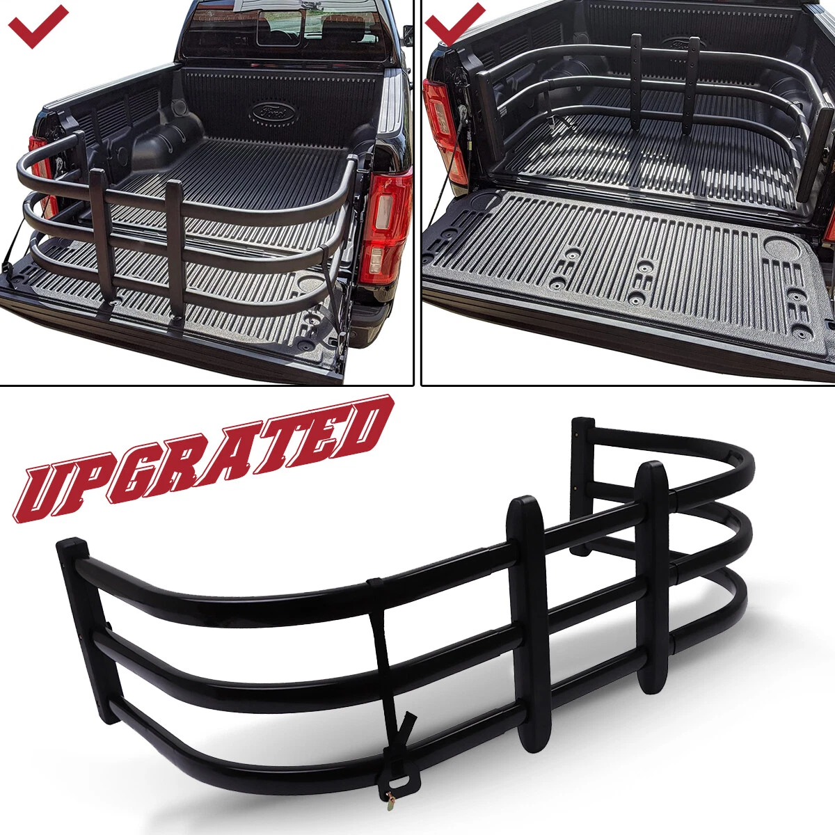 VEVOR Truck Bed Extender Aluminum Retractable Tailgate, 52 OFF