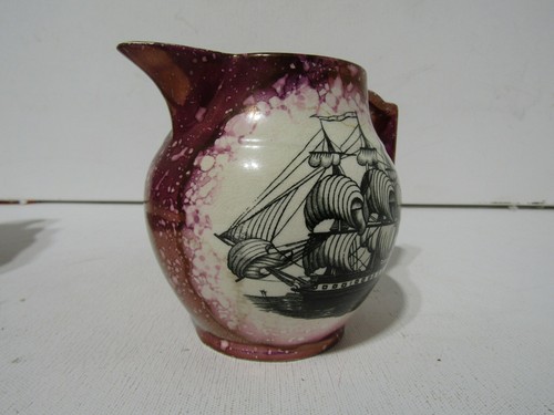 Hand painted Gray's Pottery Pitcher Creamer Stone on Trent - Picture 8 of 10