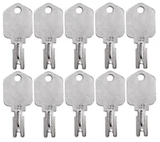 10 Forklift Ignition Key For Gradall Gehl Hyster Komatsu Yale JLG Daewoo Hitachi