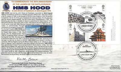 GB FDC MARINEBLAU SIGNIERT HMS NIGERIA HMS COVENTRY UNSIGNIERT OFFIZIELLE FDC SERIE 8-12