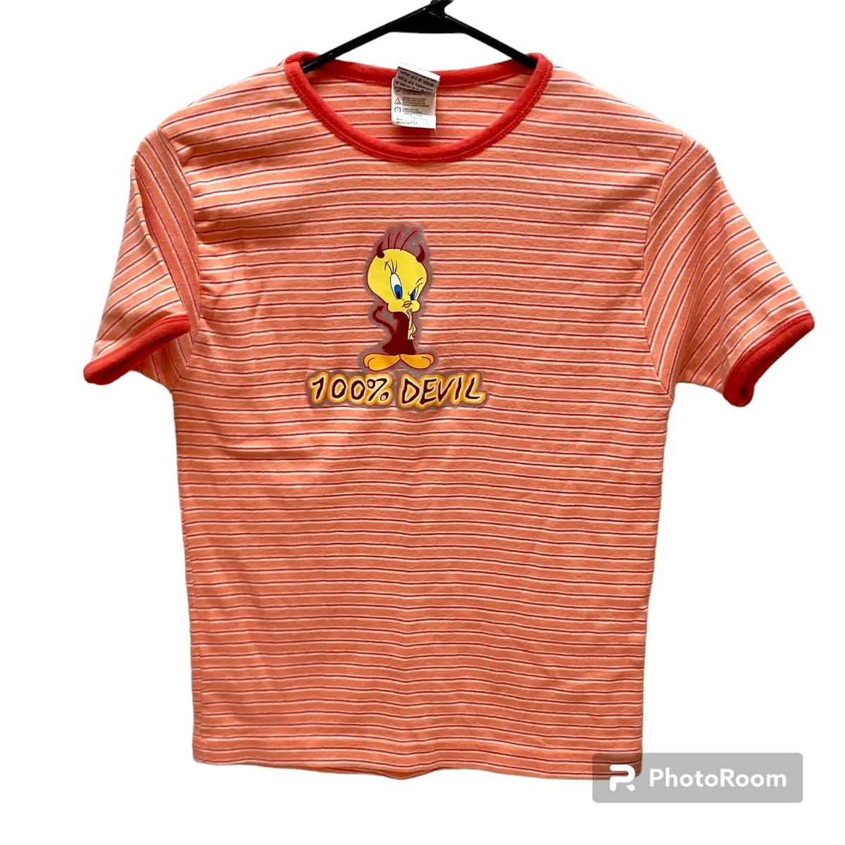 Orange looney tunes shirt cheap