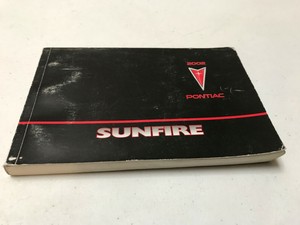2002 Pontiac Sunfire Owner S Manual Ebay