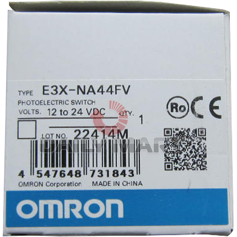 Brand New In Box Omron E3X-NA44FV Fiber Optic Amplifier