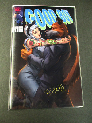 SIGNED GARRETT GUNN ''BANG'' GOOD BOY SOURCE POINT PRESS #1  CE COA WW62