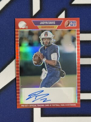 JADYN DAVIS 2024 LEAF METAL PRO SET AUTO AUTOGRAPH #21/26 MICHIGAN WOLVERINES